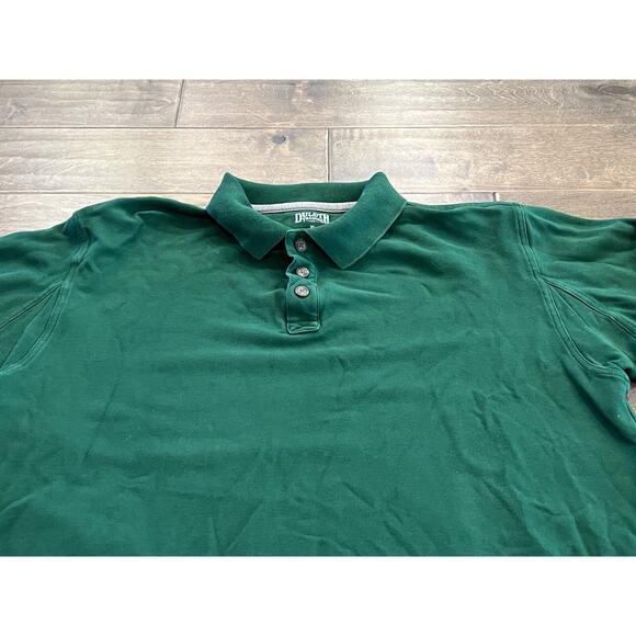 Duluth Trading Co. Mens Green Polo Shirt 1/4 Button Long Sleeve Shirt Size XL - Picture 4 of 8